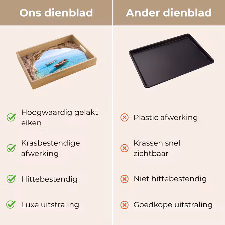 Dienblad - Grot - Zee - Boten — 3