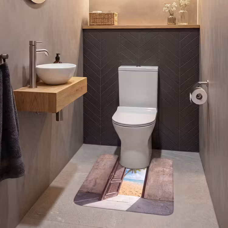 Wc Mat - Deur - Zee - Zomer — 2