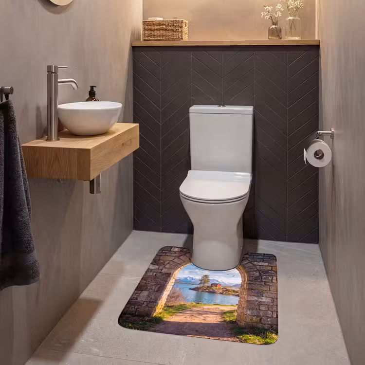 Wc Mat - Huis - Meer - Bergen — 2
