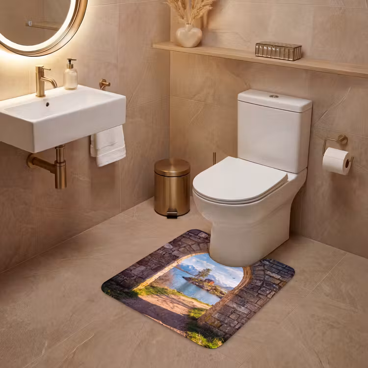 Wc Mat - Huis - Meer - Bergen — 3