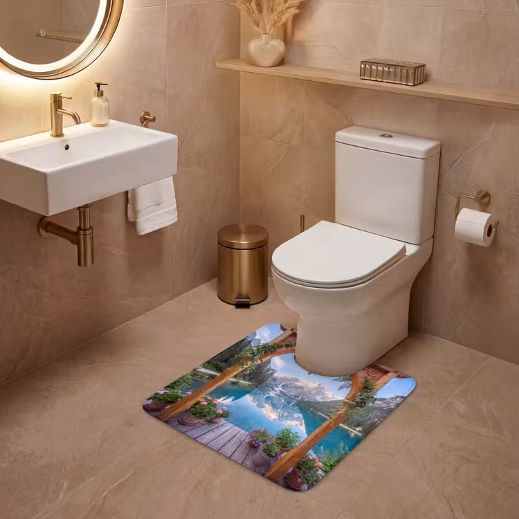 Wc Mat - Meer - Bergen - Natuur — 3