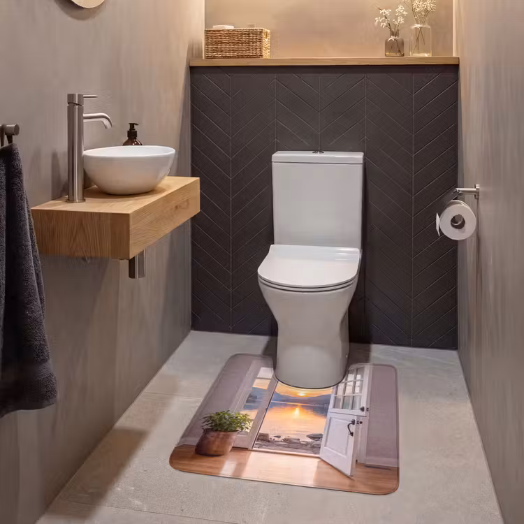 Wc Mat - Meer - Zonsondergang - Natuur — 2