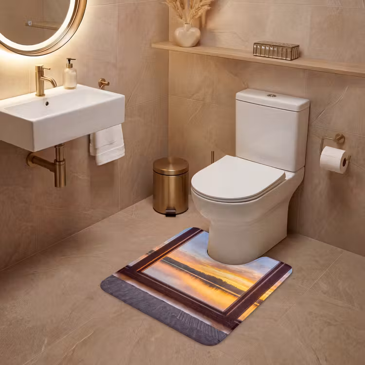Wc Mat - Raam - Meer - Natuur — 3