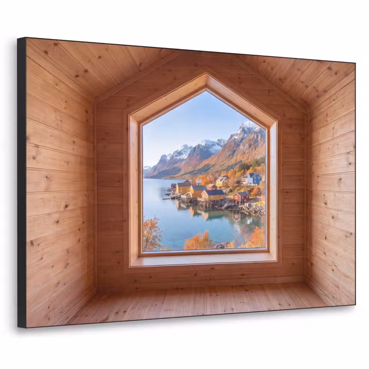 Art Frame - Uitzicht - Fjord - Herfst — 1