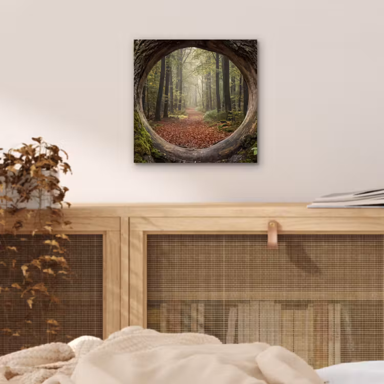Aluminium schilderij - Boom - Bos - Natuur — 4