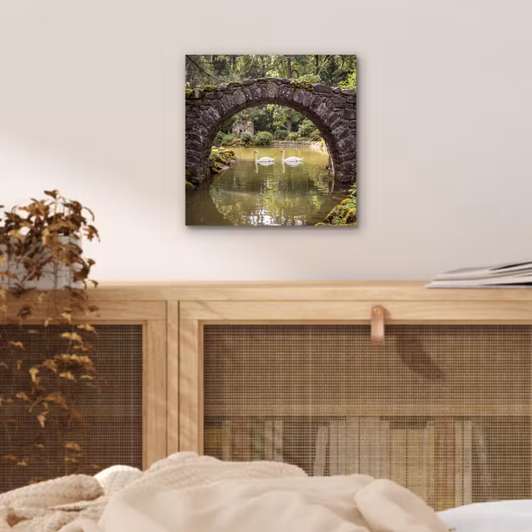 Aluminium schilderij - Vogel - Water - Natuur — 4