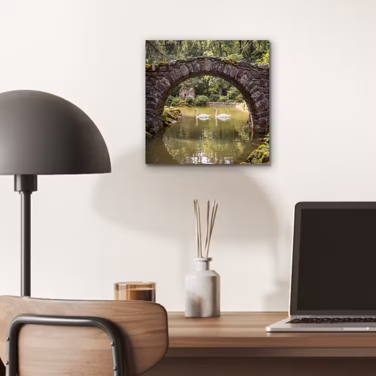 Aluminium schilderij - Vogel - Water - Natuur — 6
