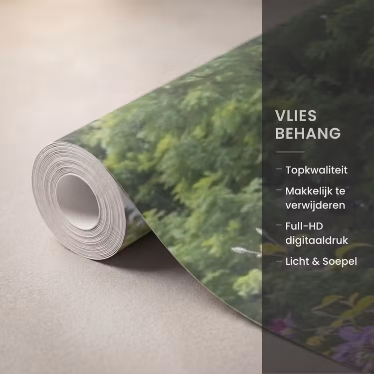 Behang - Tuin - Boog - Bloemen — 3