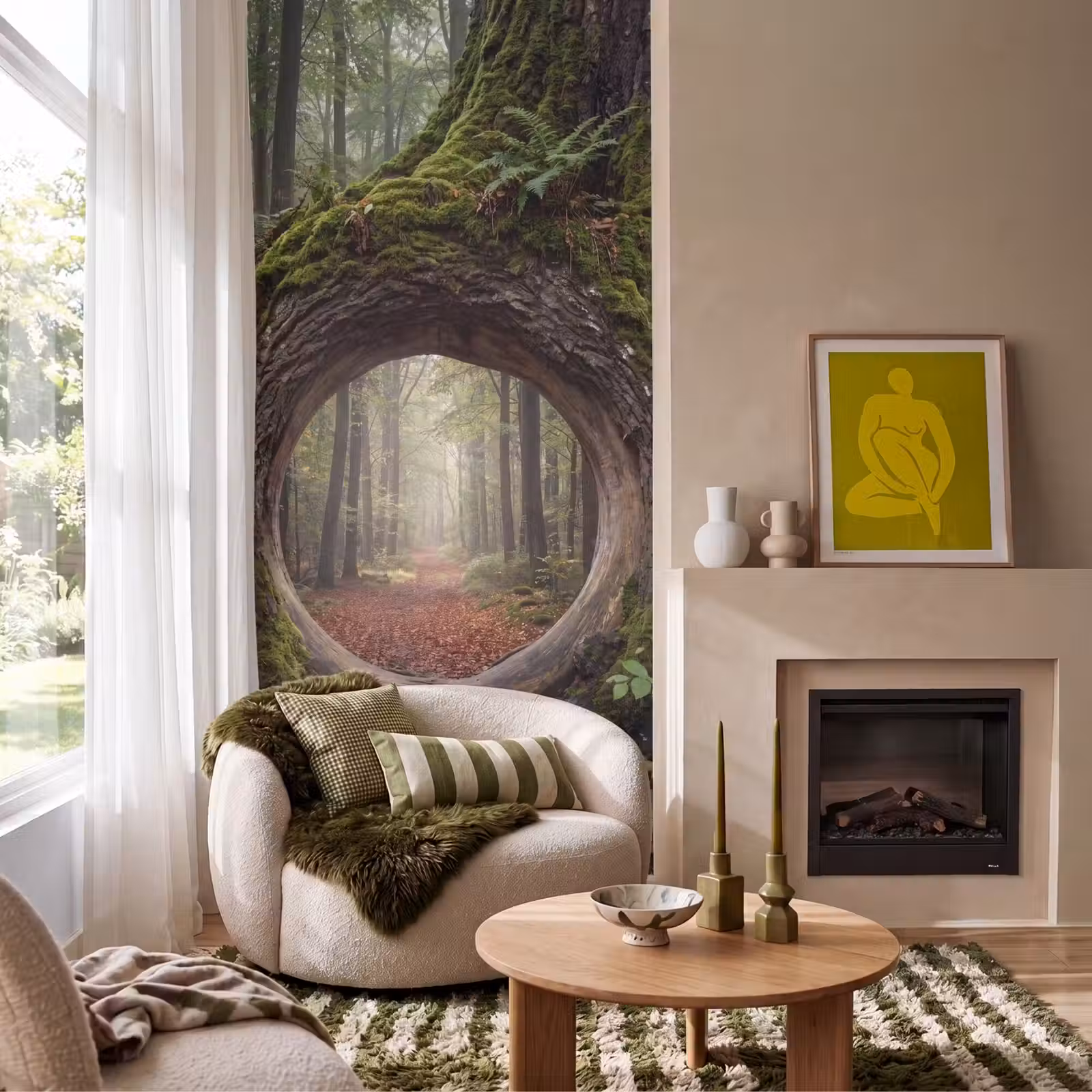 Behang - Boom - Bos - Natuur — 1