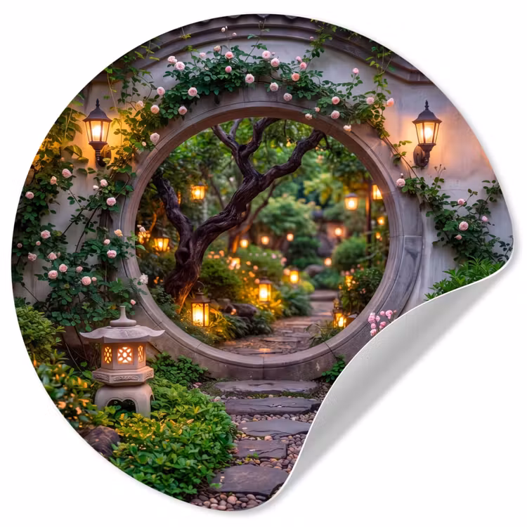 Behangcirkel - Poort - Tuin - Verlichting — 1