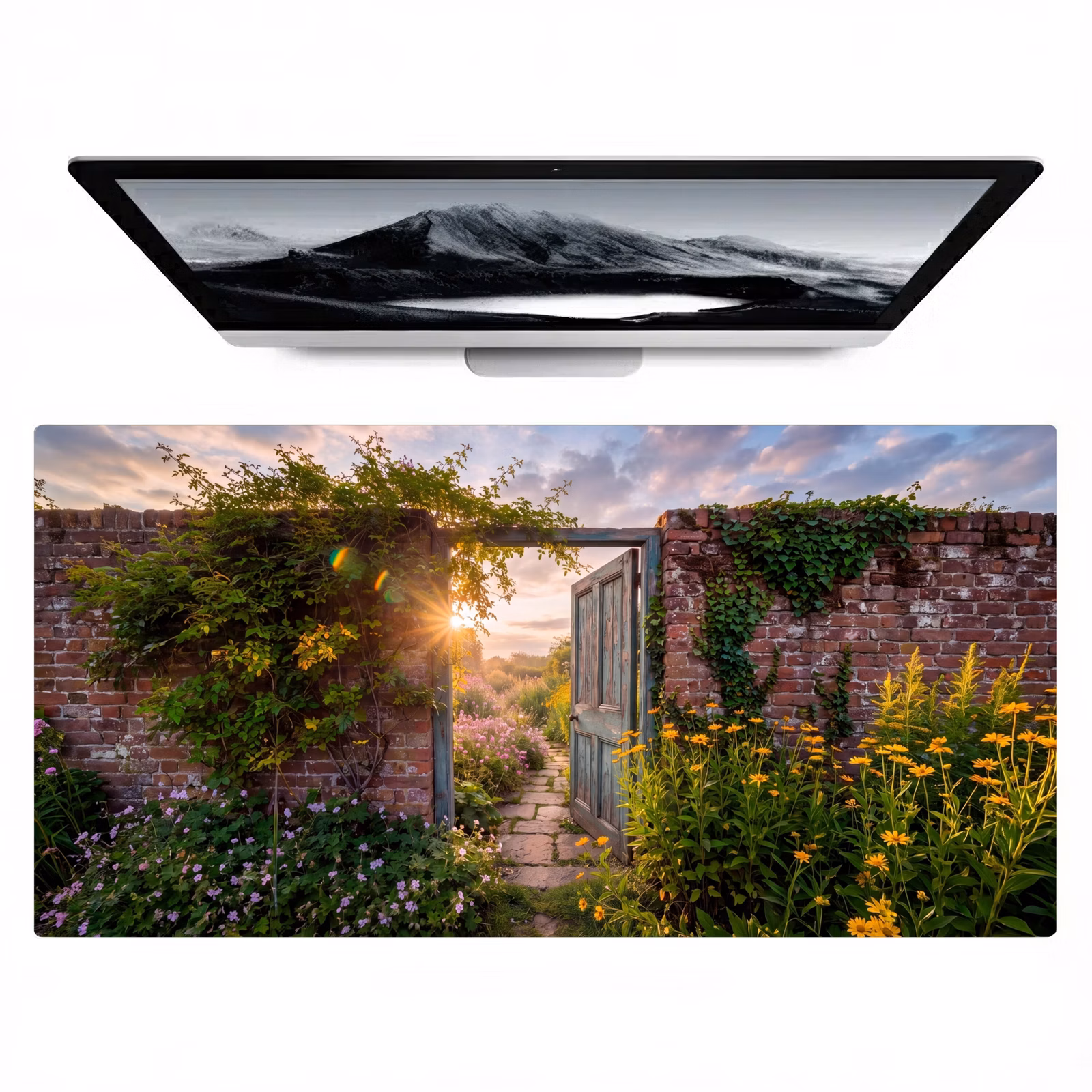 Bureau onderlegger - Deur - Tuin - Natuur — 1