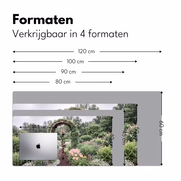 Bureau onderlegger - Boog - Tuin - Natuur — 8