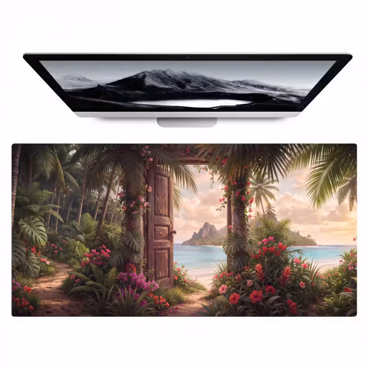 Bureau onderlegger - Deur - Strand - Natuur — 1
