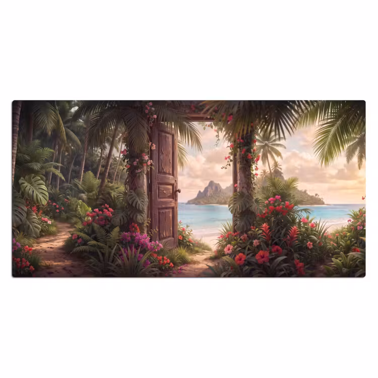 Bureau onderlegger - Deur - Strand - Natuur — 2