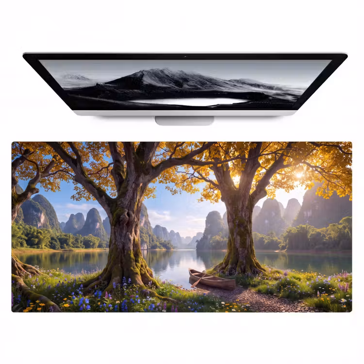 Bureau onderlegger - Natuur - Meer - Bergen — 1