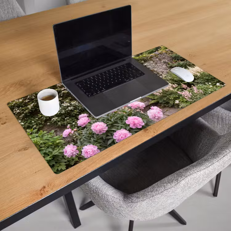Bureau onderlegger - Spiegel - Tuin - Bloemen — 3