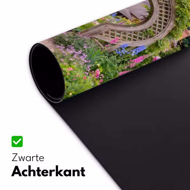 Bureau onderlegger - Tuin - Boog - Bloemen — 5