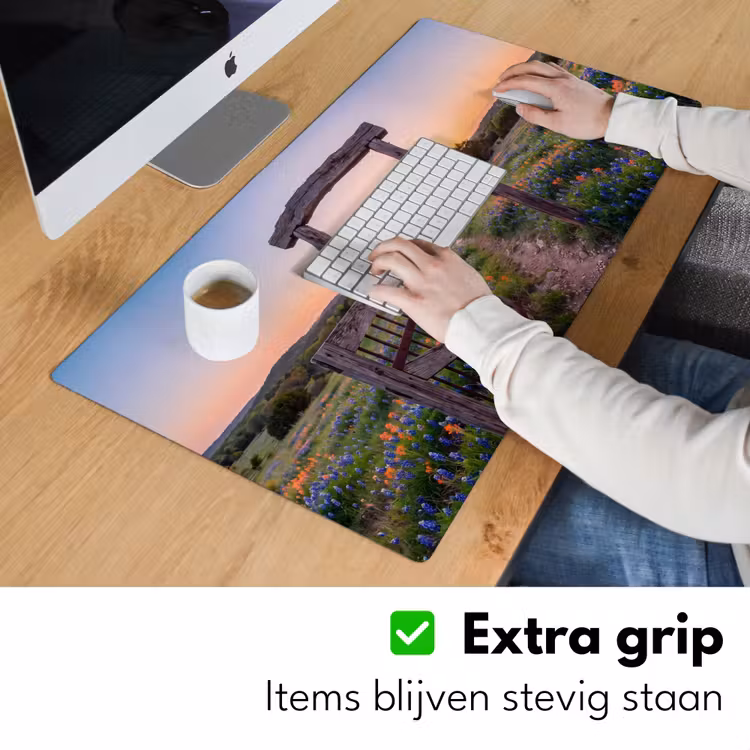 Bureau onderlegger - Poort - Bloemen - Natuur — 6