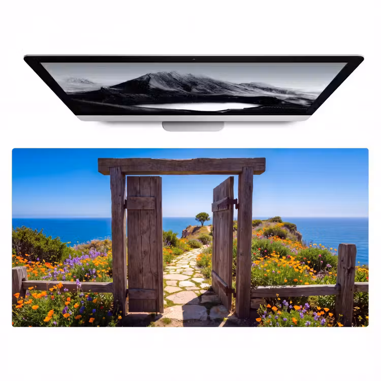 Bureau onderlegger - Poort - Pad - Zee — 1
