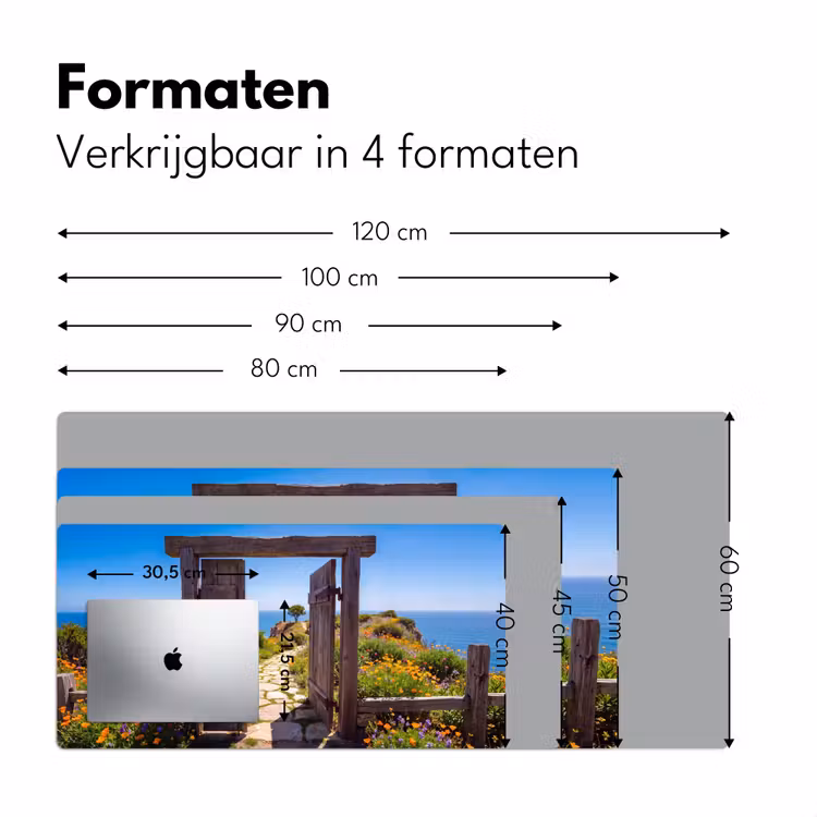 Bureau onderlegger - Poort - Pad - Zee — 8