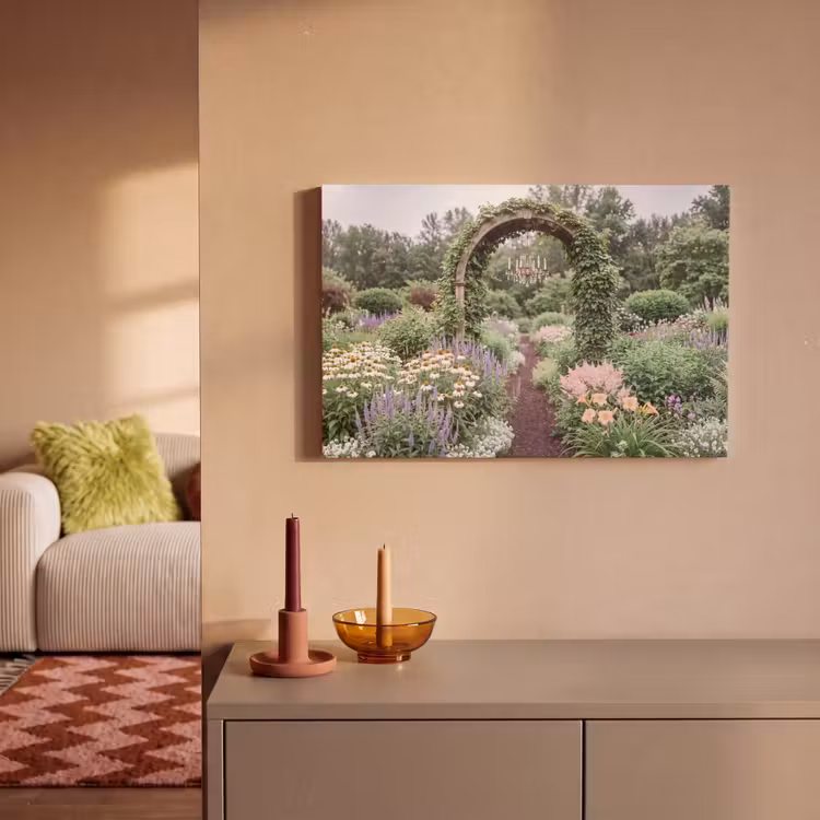 Canvas schilderij - Boog - Tuin - Natuur — 2