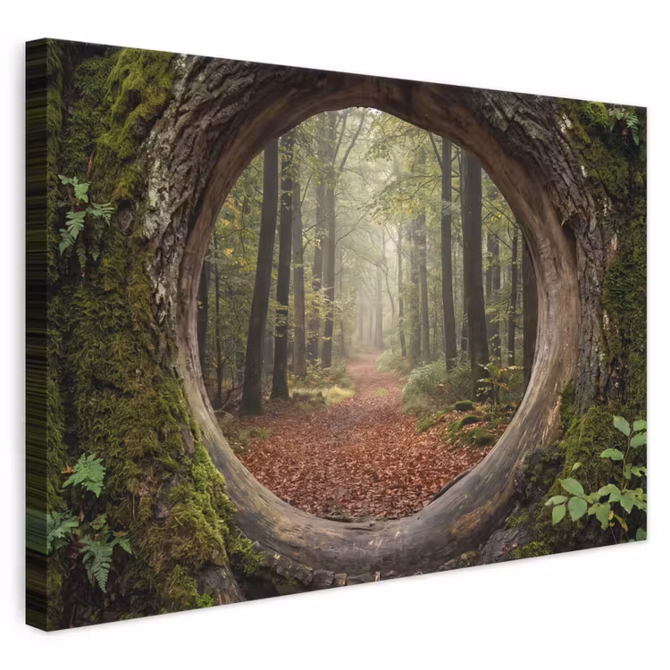 Canvas schilderij - Boom - Bos - Natuur — 1
