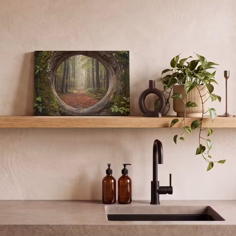 Canvas schilderij - Boom - Bos - Natuur — 4
