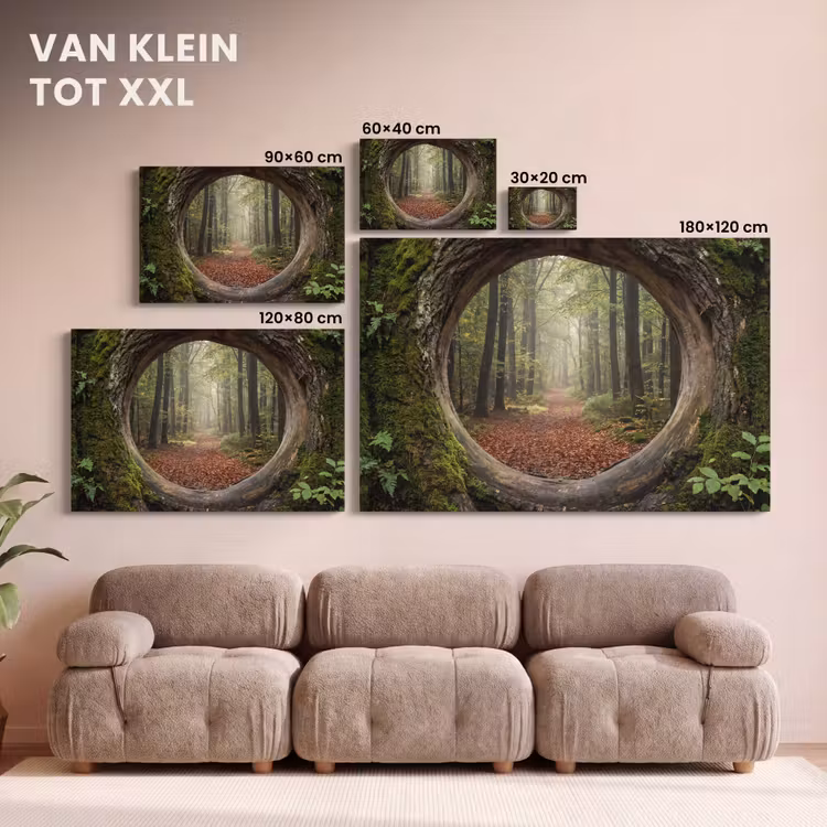 Canvas schilderij - Boom - Bos - Natuur — 8