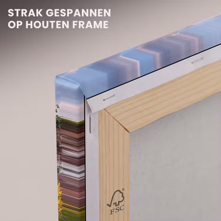 Canvas schilderij - Deur - Tuin - Natuur — 7