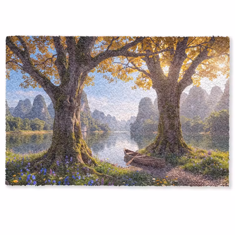 Deurmat - Natuur - Meer - Bergen — 1