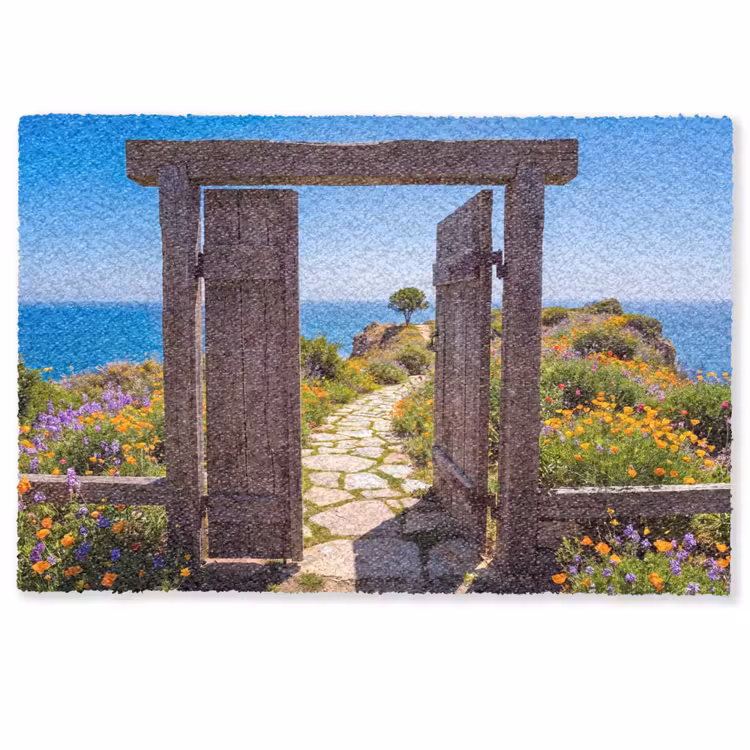 Deurmat - Poort - Pad - Zee — 1