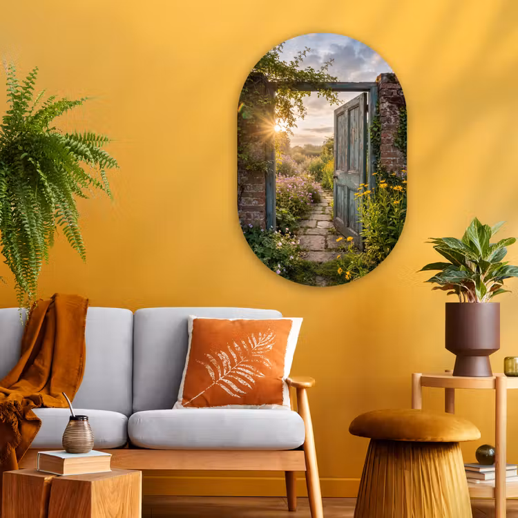 Muurovaal - Glas - Deur - Tuin - Natuur — 3