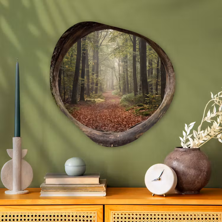 Organisch schilderij - Glas - Boom - Bos - Natuur — 2