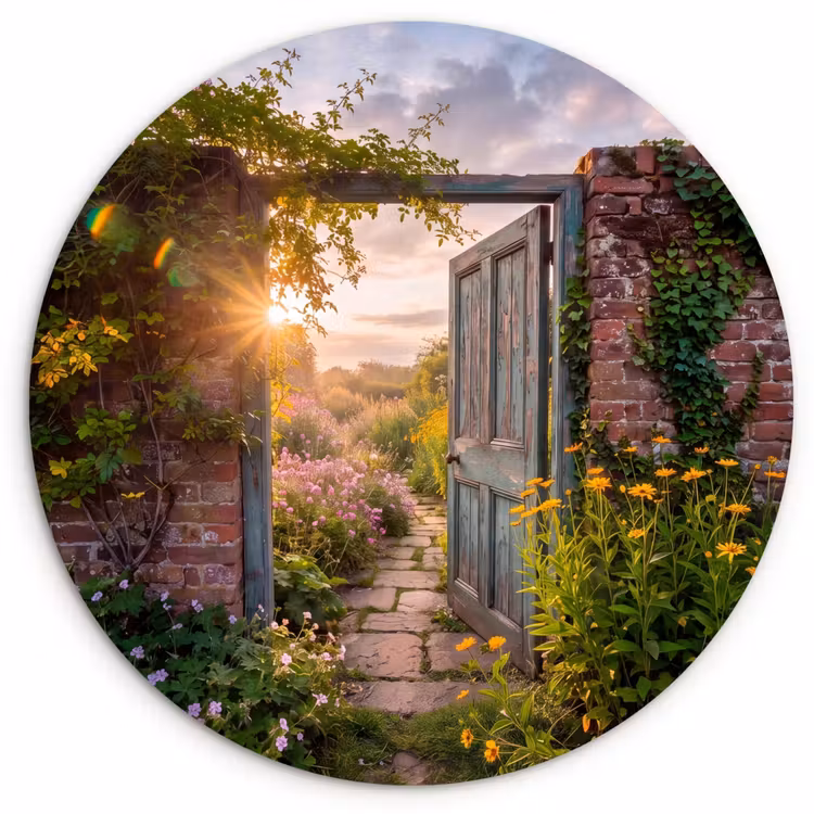 Muurcirkel - Deur - Tuin - Natuur — 1