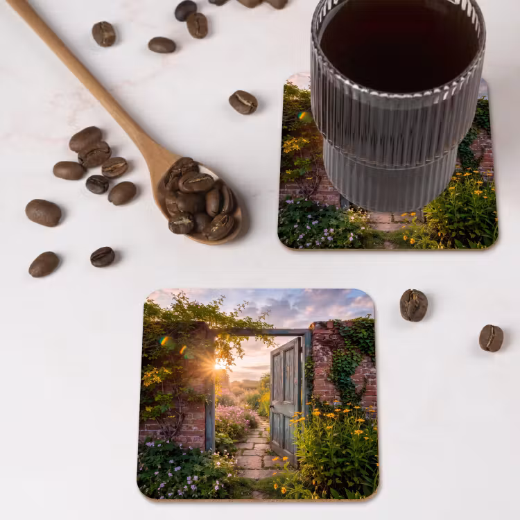 Onderzetter - Deur - Tuin - Natuur — 4
