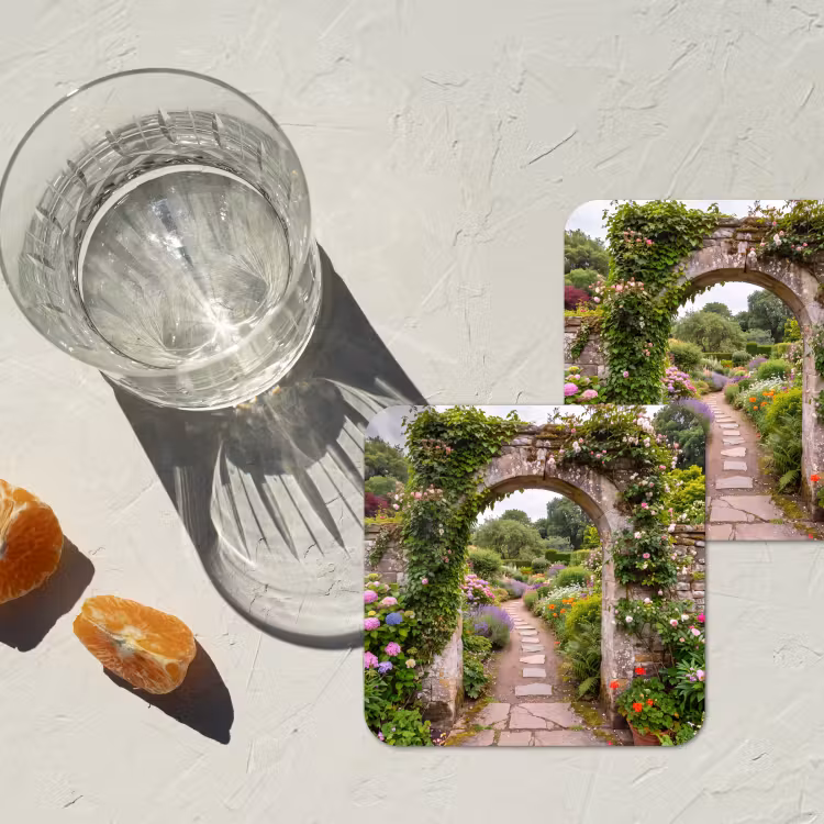 Onderzetter​ - Tuin - Bloemen - Pad — 2