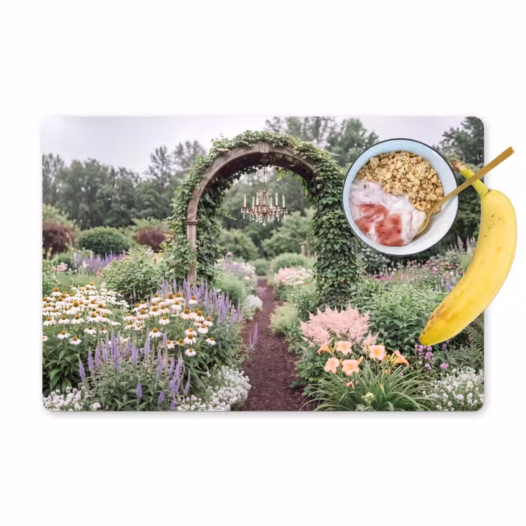 Placemat - 6 stuks - Boog - Tuin - Natuur — 1