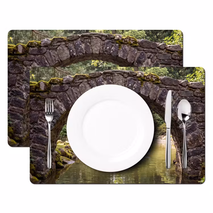 Placemat - 6 stuks - Vogel - Water - Natuur — 2