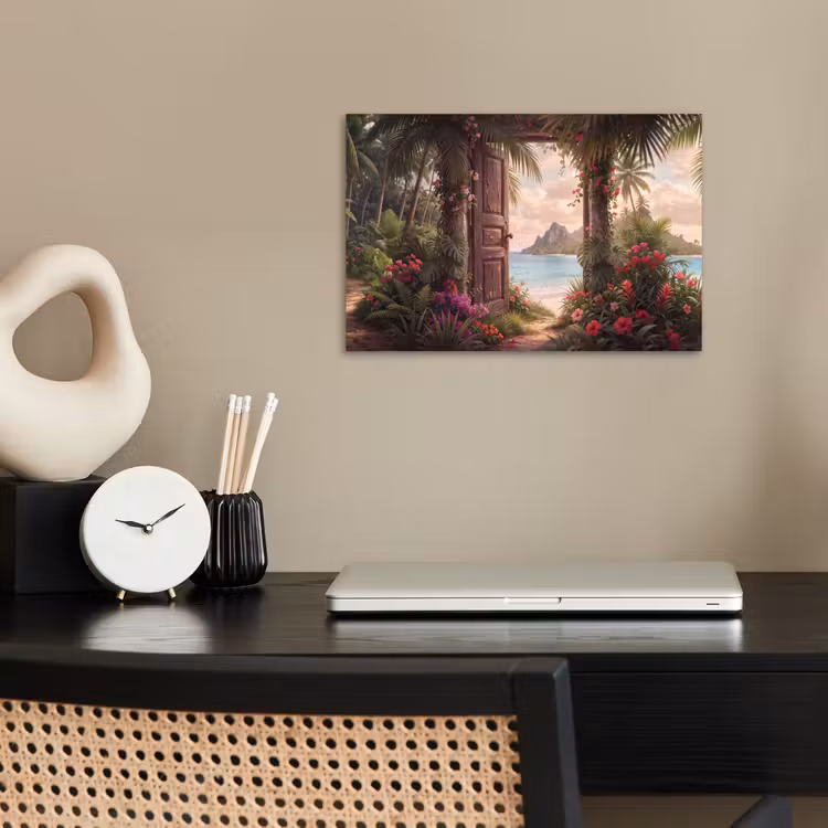 Poster - Deur - Strand - Natuur — 2
