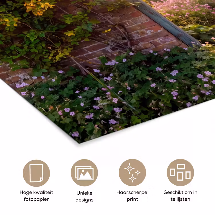 Poster - Deur - Tuin - Natuur — 5
