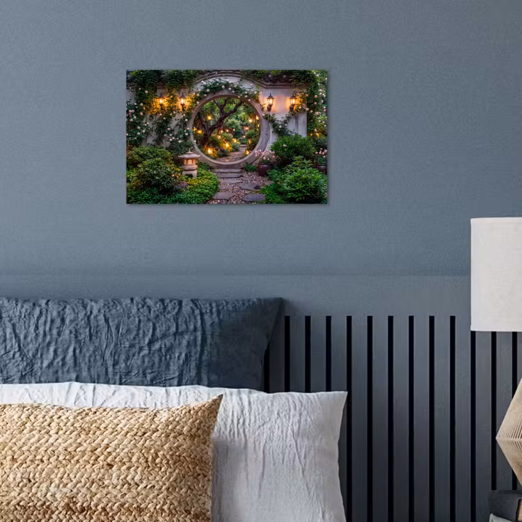 Poster - Poort - Tuin - Verlichting — 3