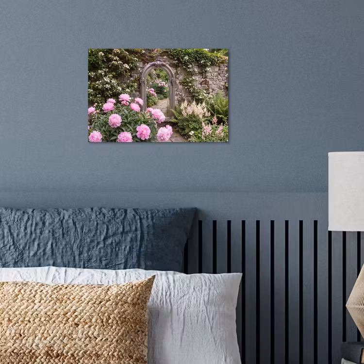 Poster - Spiegel - Tuin - Bloemen — 3
