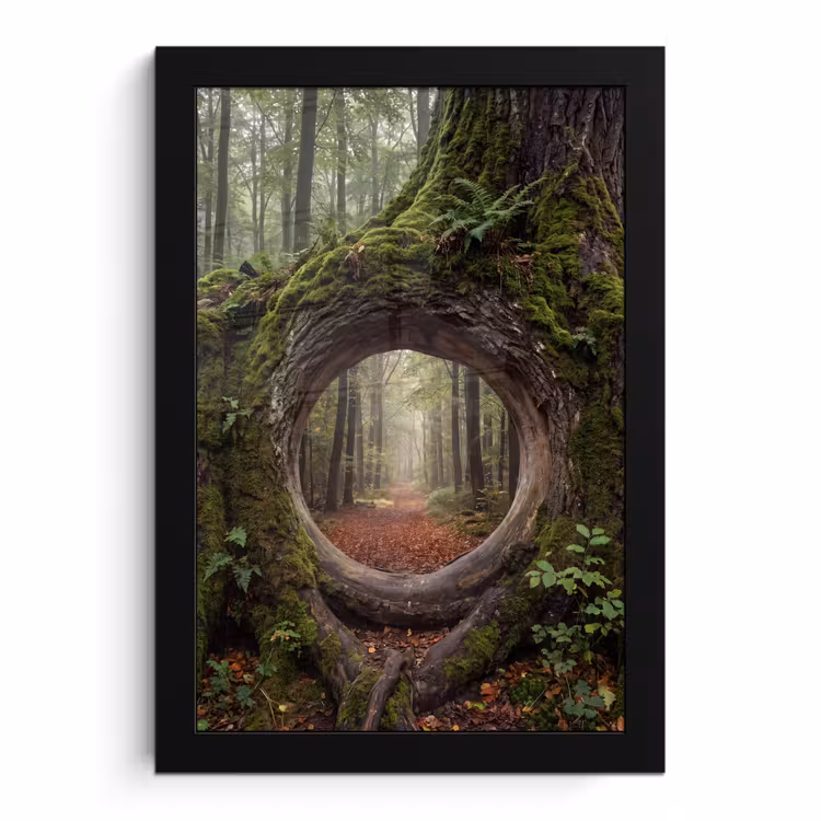Poster met lijst - Boom - Bos - Natuur — 1