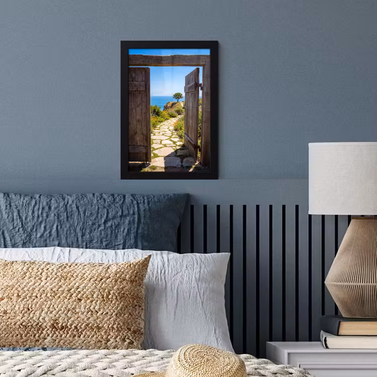 Poster met lijst - Poort - Pad - Zee — 3