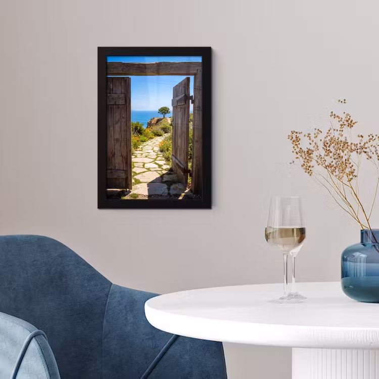 Poster met lijst - Poort - Pad - Zee — 4