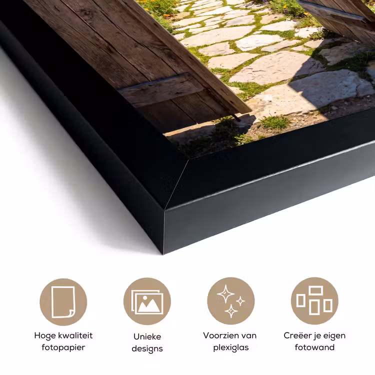Poster met lijst - Poort - Pad - Zee — 6