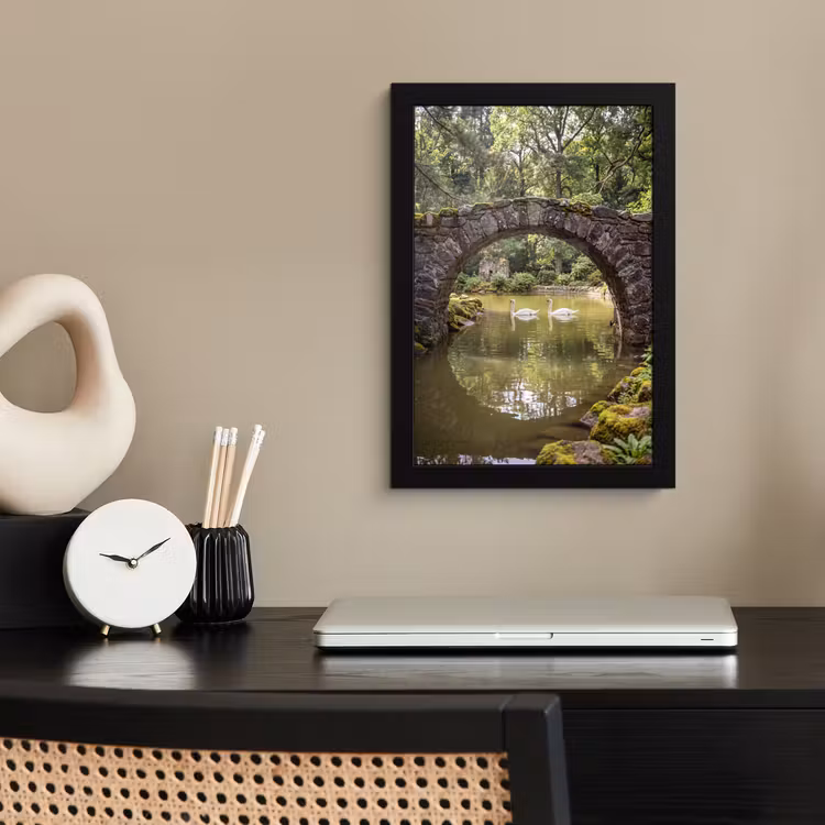 Poster met lijst - Vogel - Water - Natuur — 2