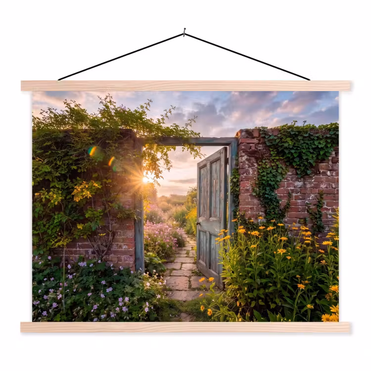 Schoolplaat - Deur - Tuin - Natuur — 1