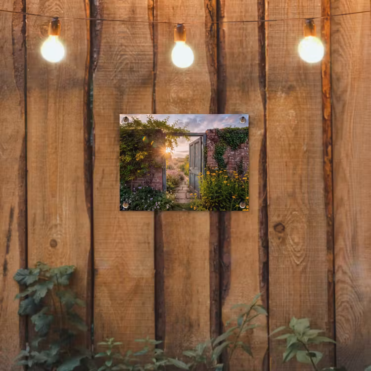 Tuinposter - Deur - Tuin - Natuur — 2