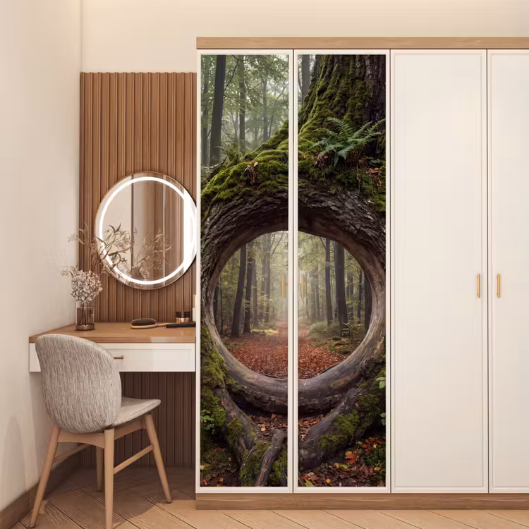 Deursticker - Boom - Bos - Natuur — 5